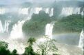 Iguazu Falls with rainbow
